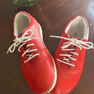 Alegria Essence Red Leather Sneaker
